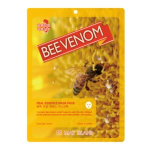 Регенеруюча тканинна маска з бджолиною отрутою May Island Real Essence Mask Pack Bee Bee Venom 25ml