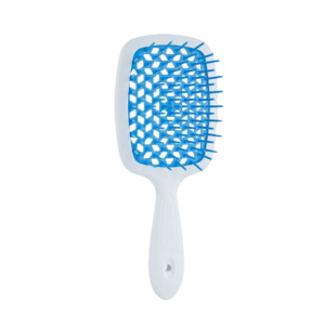 Щітка для волосся JANEKE SUPERBRUSH біла з голубим