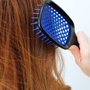 Щітка для волосся JANEKE SUPERBRUSH чорна з блакитним