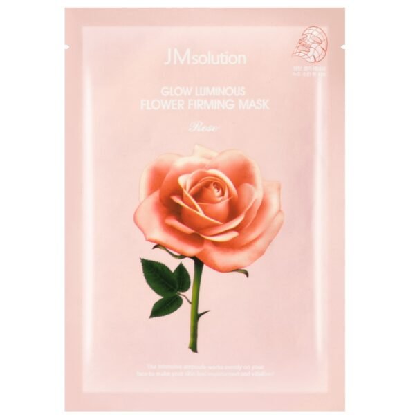 Тканинна маска з екстрактом троянди JMsolution Glow Luminous Flower Firming Mask Rose 30 ml