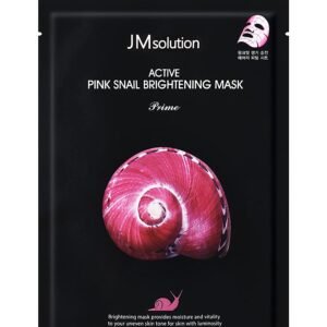 Тканинна маска JMsolution Равликова маска для сяючої шкіри Active Pink Snail Brightening Mask 30 ml