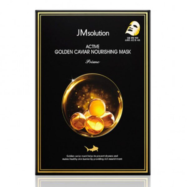 Живильна маска з ікрою для пружності шкіри JMsolution Active Golden Caviar Nourishing Mask 30ml