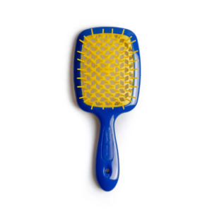 Щітка для волосся JANEKE SUPERBRUSH синя з жовтим