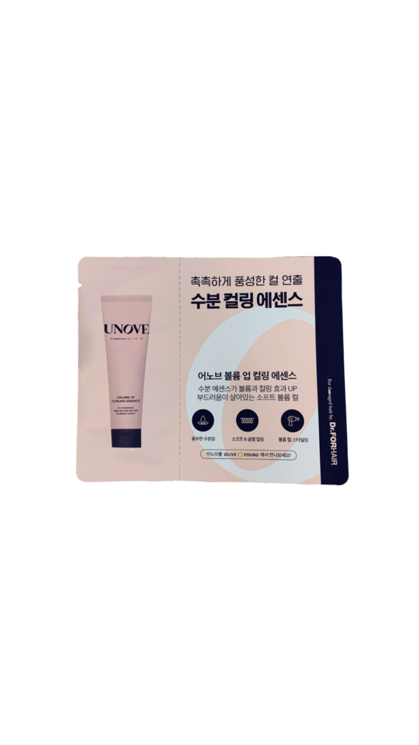 МІНІФОРМАТ Гелево-кремова есенція для формування локонів з протеіновим комплексом та аргиніном Unove Volume up Curling Essence 5ml