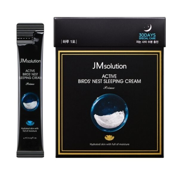 МІНІФОРМАТ Нічний крем-маска з екстрактом ластівчиного гнізда JM Solution Active Birds Nest Sleeping Cream 4ml