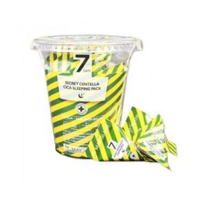 НАБІР Зволожуючих нічних масок з центеллою та олією насіння соняшника May Island 7 Days Secret Centella cica Sleeping Pack 5g*12шт