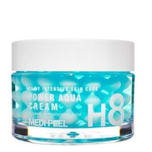 Капсульний крем для інтенсивного зволоження шкіри обличчя Medi-Peel H8 Hyaluronic Acid Formula Power Aqua Cream 50g