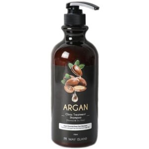 Живильний шампунь з аргановою олією та екстр ромашки MAY ISLAND ARGAN CLINIC TREATMENT SHAMPOO, 750ml