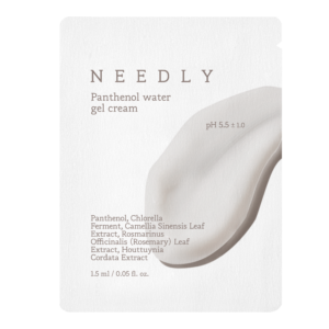 МІНІФОРМАТ Заспокійливий крем-гель для шкіри обличчя з пантенолом, ніацінамідом, центелою та ферментом хлорели Needly Panthenol Water Gel Cream 1,5 ml