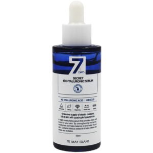 Глибокозволожуюча сироватка з 4 видами гіалуронової кислоти May Island 7 Days Secret 4D Hyaluronic Serum 50ml