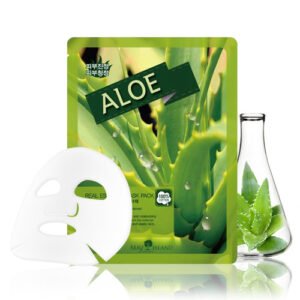 Заспокійлива тканинна маска для обличчя з екстрактом алое May Island Real Essence Mask Pack Aloe 25ml