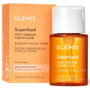 Освітлювальний тонер з фруктовими AHA-кислотами та натуральним пребіотиком ELEMIS Superfood Fruit Vinegar Liquid Glow 145ml