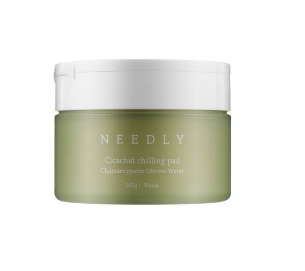 Заспокійливі педи з гідролатом японського кипарису, центеллою та пантенолом Needly Cicachid Chilling Pad 70 шт