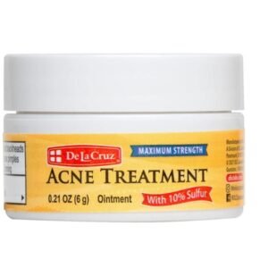 Маска  з сіркою для лікування акне De La Cruz Sulfur Ointment Acne Treatment Maximum Strength 6 г