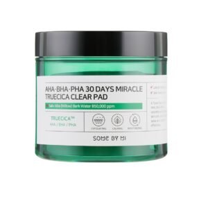 Пілінг-пади з кислотами для вирівнювання рельєфу шкіри, позбавлення висипань та пігментації Some By Mi AHA.BHA.PHA 30 Days Miracle Truecica Clear Pad 70 шт