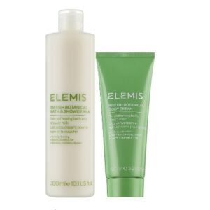 Подарунковий набір для душу та тіла: молочко та крем на основі екстрактів лаванди та рижику Elemis British Botanicals Body Duo