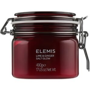 Натуральний сольовий скраб для тіла з лаймом та комплексом олій: ши, жожоба, камелія ELEMIS Lime and Ginger Salt Glow 490g