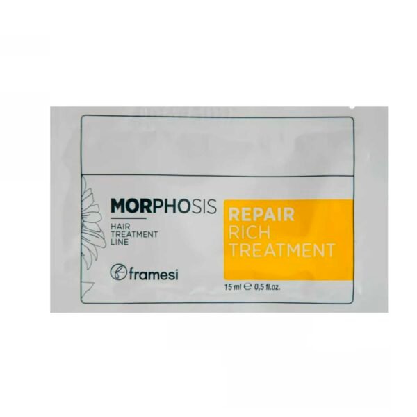 МІНІФОРМАТ живильна маска для тьмяного волосся з олією камелії, гіалуроновою кис-тою та пантенолом Framesi Morphosis Repair Rich Treatment 15ml