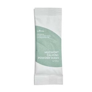 МІНІФОРМАТ Ензимна пудра для вмивання з екстрактами папаї, полину та сіллю мертвого моря IsNtree Mugwort Calming Powder Wash 1g