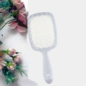 Щітка для волосся JANEKE SUPERBRUSH біла з білим