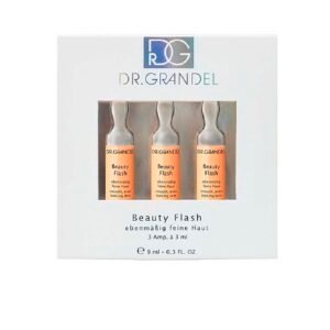 Професійна ампула для омолодження та сяйва шкіри обличчя миттєвої дії Спалах Краси з матисофтом та екстрактом звіробою Dr. Grandel Beauty Flash 3ml