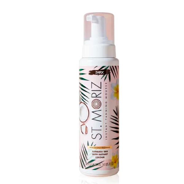 Автобронзатор-мус для засмаги з кокосовою олією St. Moriz Coconut Instant Tanning Mousse Dark 300ml