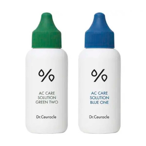 Набір сироваток для заспокоєння чутливої та проблемної шкіри Dr.Ceuracle AC Cure Solution Kit, 2 в 1, 20ml