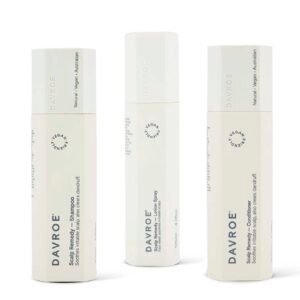 Лімітований набір по догляду за чутливою шкірою голови та волоссям (шампунь, кондиціонер, спрей) Davroe Soothes Irritable scalp Set 3