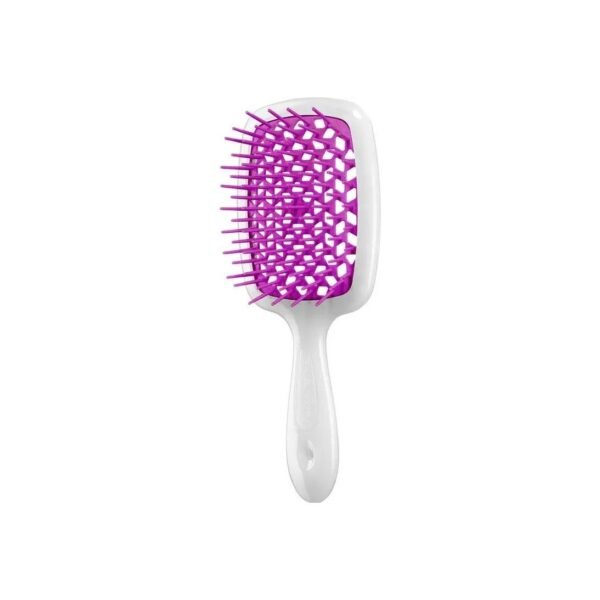 Щітка для волосся JANEKE SUPERBRUSH SMALL біла з фуксією