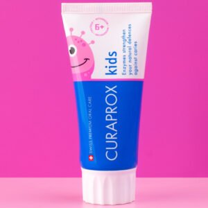 Ферментна зубна паста для дітей від 6 років зі смаком кавуна, фтором Curaprox Kids Watermelon Fluoride 60ml