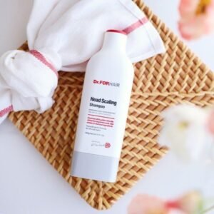 Трихологічний шампунь з частинками морськоі солі для глибокого очищення шкіри голови Dr FORHAIR Head Scaling Shampoo 400ml