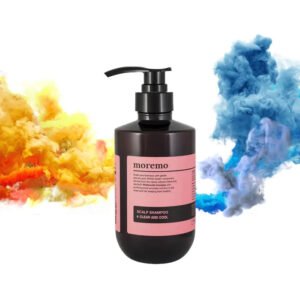 Очищувальний безсульфатний шампунь з саліциловою кислотою, ментолом, екстрактом листя розмарину, кипарису, протеїнами пшениці Moremo Scalp Shampoo Clear and Cool 500ml