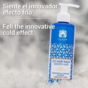 Професійна маска для відновлення волосся з екстрактами журавлини та бавовни Valquer Ice Hair Mask Smooth Hair 300ml