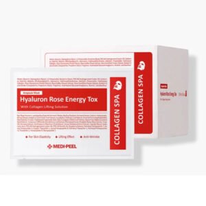 Ампульна омолоджувальна маска з трояндою, гіалуроновою кислотою, колагеном, лактобактеріями, пептидним комплексом Medi-Peel Hyaluron Rose Energy Tox 30ml