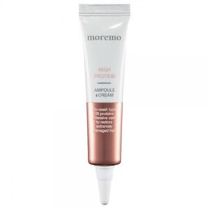 Протеінова крем-ампула для волосся з комплексом з 30 гідролізованих натур протеінів, 17 амінокислот та олій Moremo High Protein Ampule Cream - 15ml