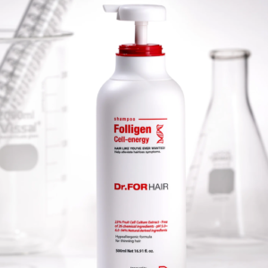 Шампунь для зміцнення та відновлення зрілого волосся з 17 аміно-т, 9 пептидів та 6 біологіч актив компл Dr FORHAIR Folligen Cell-Energy Shampoo 500ml