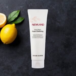 Очищаюча пінка преміум класу для сяяння шкіри з рослинними екстрактами Newland Pure Magic Foam Cleansing 180ml