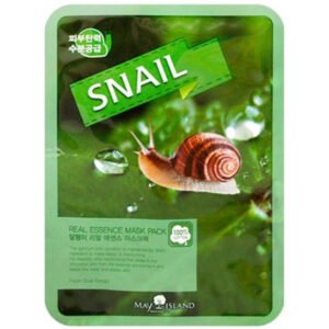 Регенеруюча тканинна маска з муцином равлика для шкіри обличчя May Island Snail Real Essence Mask Pack 25ml