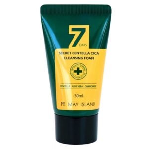 Очищаюча пінка для проблемної/чутливої шкіри обл з центеллою May Island 7 Days Secret Centella Cica Cleansing Foam 30ml
