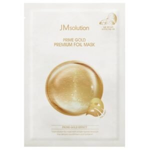 Трьохшарова тканинна маска з колоідним золотом Jmsolution Prime Gold Premium Foil Mask 35 ml