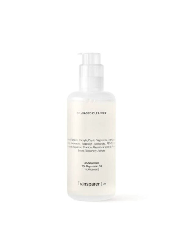 Гідрофільна олія для зняття макіяжу зі скваланом, абіссинською олією та вітаміном Е Transparent Lab Oil-Based Cleanser, 200ml