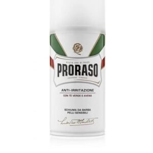 Професійна піна для гоління з екстрактом зеленого чаю та вівсянки Proraso Shaving Foam Green Tea and Oatmeal 300ml