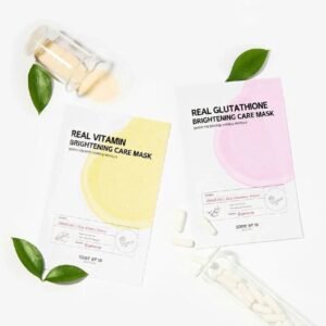 Вітамінна тканинна маска для обличчя з вітамінами С та Е Some By Mi Real Vitamin Brightening Care Mask 20g