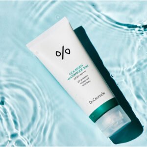 Водостійкий сонцезахисний крем з центелою азіатською, ніацинамідом 2%, рослинними екстр, віт В5 Dr.Ceuracle Cica Regen Waterproof Sun SPF50+ PA++++ 100ml