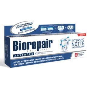 Зубна паста Biorepair Intensive Night Repair Інтенсивне нічне відновлення з іонами цинку, що протидіє процесу руйнування зубної емалі в нічний час 75ml