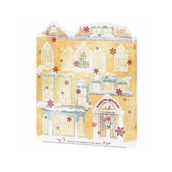 Новорічний лімітований Адвент-календар Invisibobble Advent Calendar, наповнений 24 аксесуарами