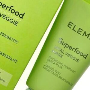 Зволожувальна маска-смузі з вітаміном С, олією авокадо і чіа, пребіотиком, екстрактами пшениці, кропиви, капусти ELEMIS Superfood Vital Veggie Mask 75ml