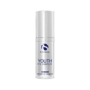 Омолоджувальний крем для повік та шкіри навколо очей 
з гіалур. кислотою (15%), пептидами, гідроліз. протеїнами пшениці та сої, віт. C, K та B5 IS CLINICAL Youth Eye Complex 15g