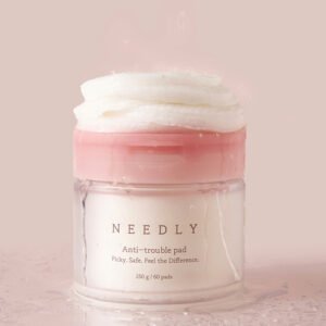 Пілінг-педи для проблемної шкіри з AHA + BHA + PHA+ LHA кислотами, екстрактами кореня гіпсофіли, центелли, пантенолом Needly Anti-Trouble Pad 60шт