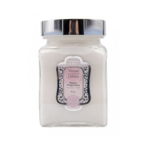 Бальзам для тіла з трояндою на основі органічних олій солодкого мигдалю, ши та аргани La Sultane De Saba Majestic Balm Rose 300 g